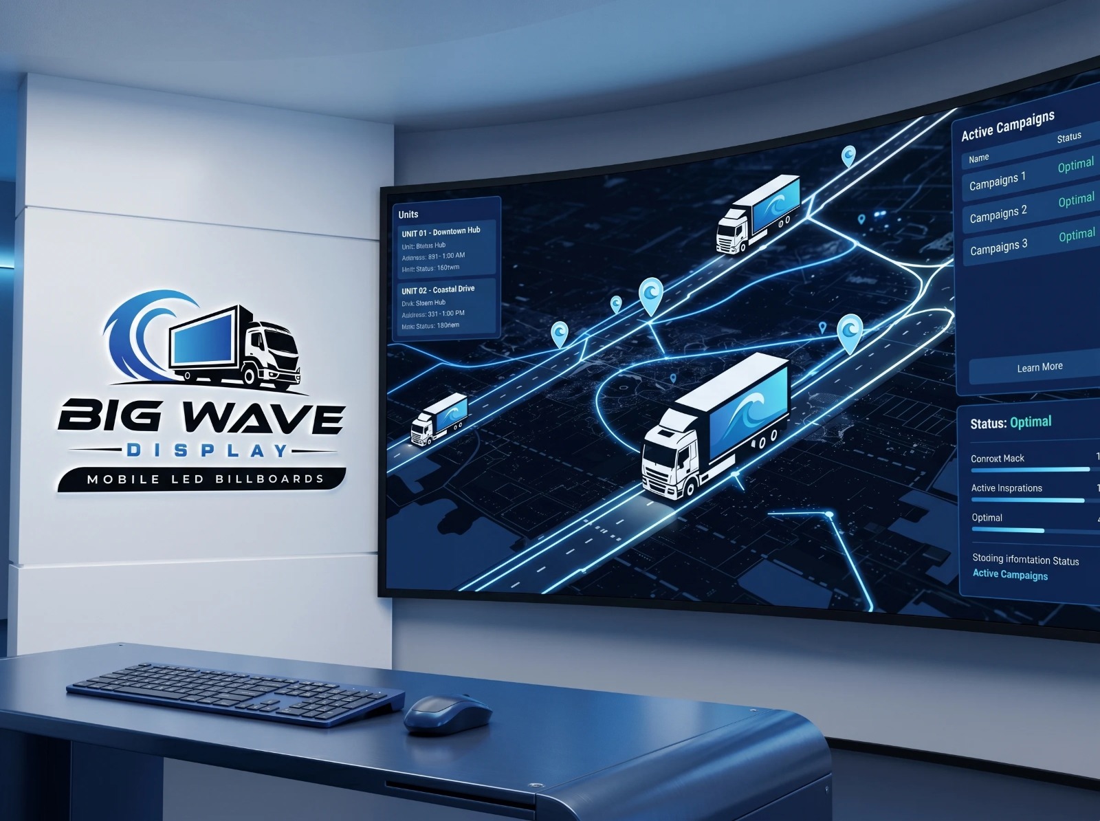 Big Wave Display fleet command center